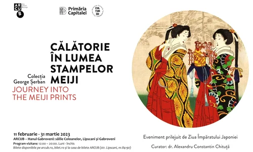 Expoziția „Călătorie în lumea stampelor Meiji”