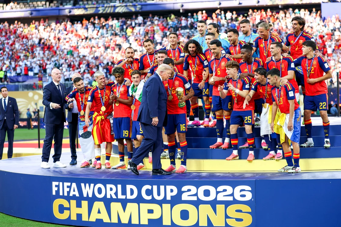Donald Trump, la Campionatul Mondial/FOTO: AFP