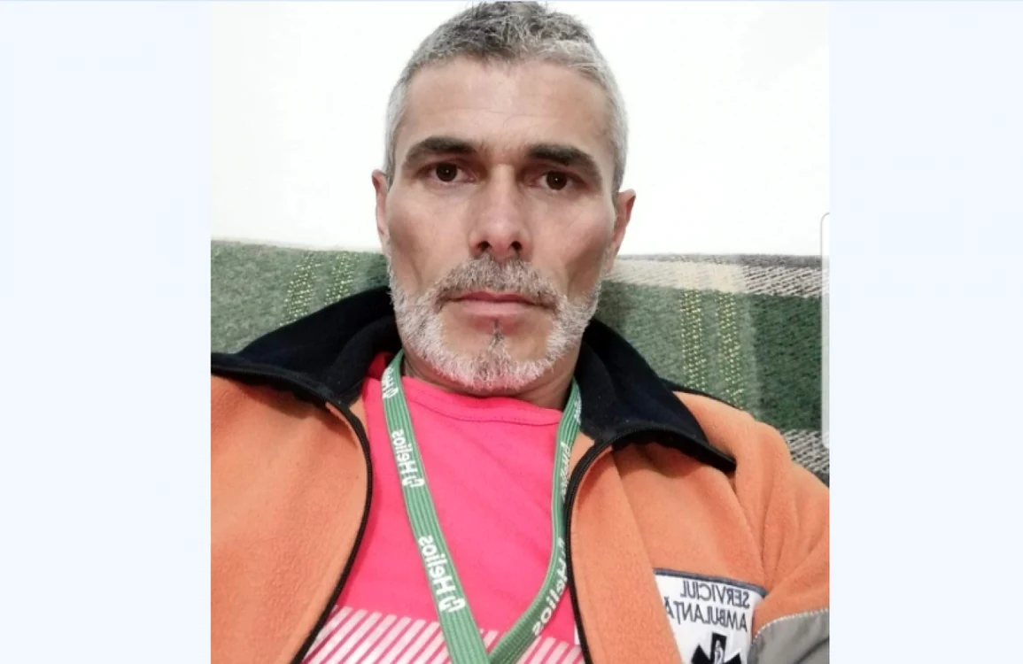 Gabriel Dima, ambulanţierul SAJ Prahova, singurul candidat la funcţia de manager al spitalului din Câmpina FOTO Facebook