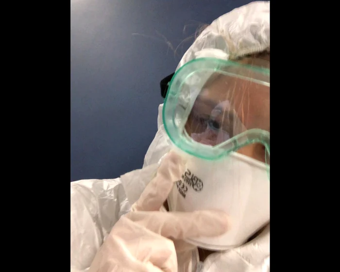 Fiica primarului din Deva s-a pozat pe patul de spitalFoto: Arhiva personală