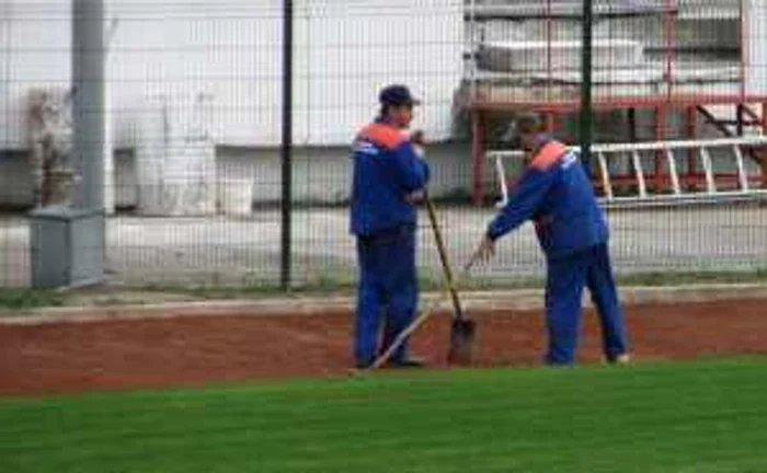 Botoşani: Pregătiri pe Stadionul Municipal 