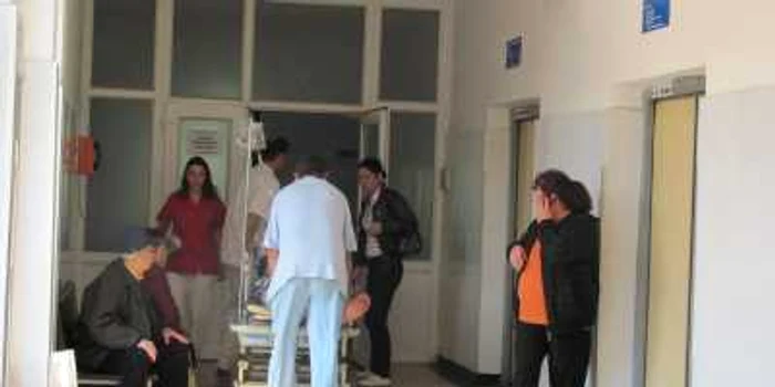 Victima accidentului a ajuns în spital