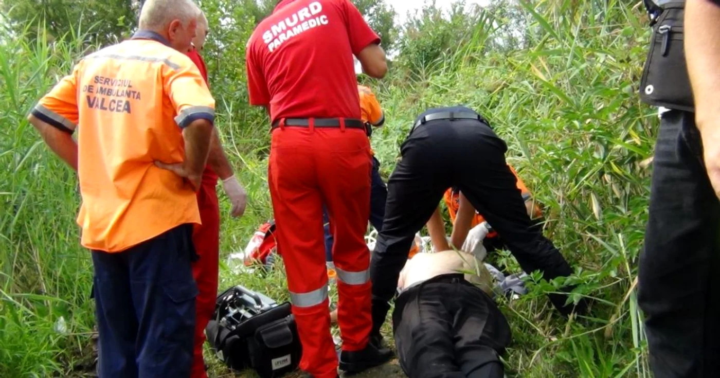 Un pensionar s-a înecat în această săptămână în Olt. Foto ISU Vâlcea