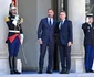 Prinţul Rahim și președintele Franței, Emmanuel Macron. FOTO: Profimedia