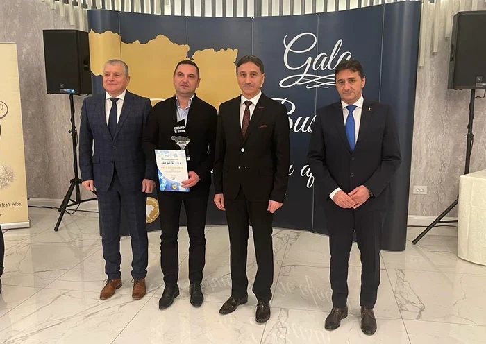 Șefii CJ Alba la gala „Best of Business” FOTO CJ Alba