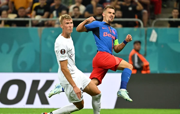 Olaru a marcat o dublă în Liga Europa (FOTO: Sportpictures)