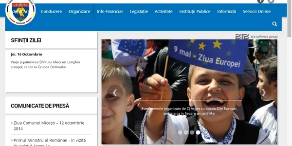 Noul site al CJ Arges