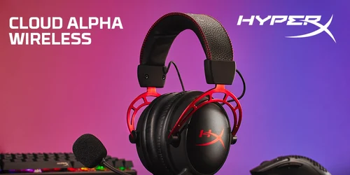 Casti de gaming HyperX Cloud Alpha Wireless