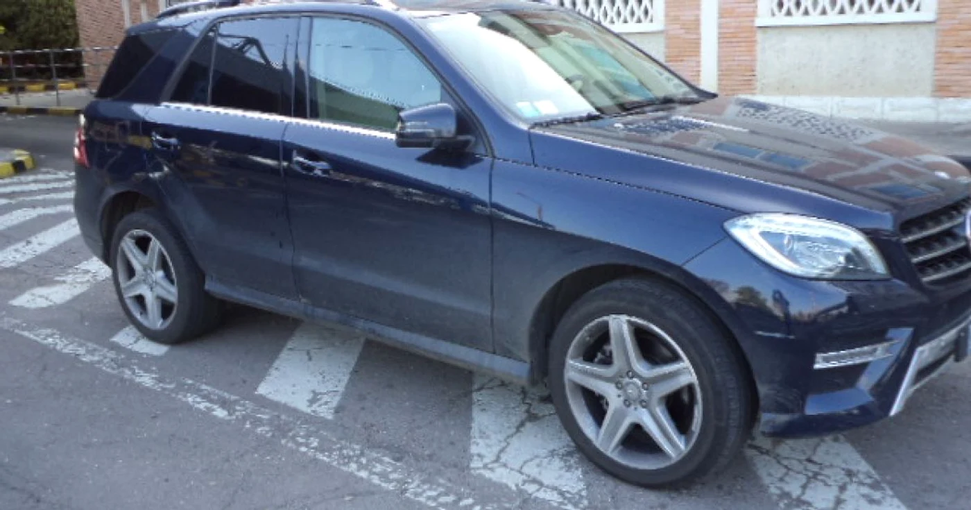 Ultima maşină furată, descoperită la Albiţa este un Mercedes Benz ML 250 Bluetec 4Matic