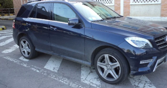 Ultima maşină furată, descoperită la Albiţa este un Mercedes Benz ML 250 Bluetec 4Matic