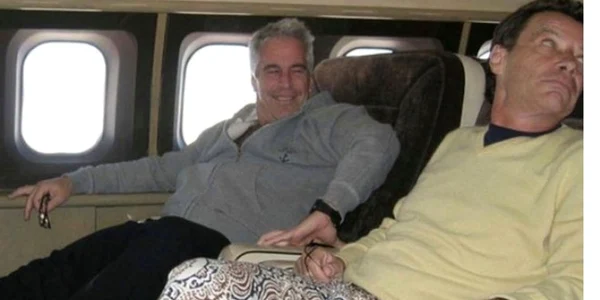 Jean-Luc Brunel in avion alaturi de Jeffrey Epstein US US ATTORNEY'S OFFICE