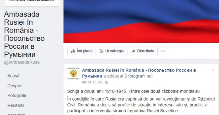 Captură Facebook. Sursa