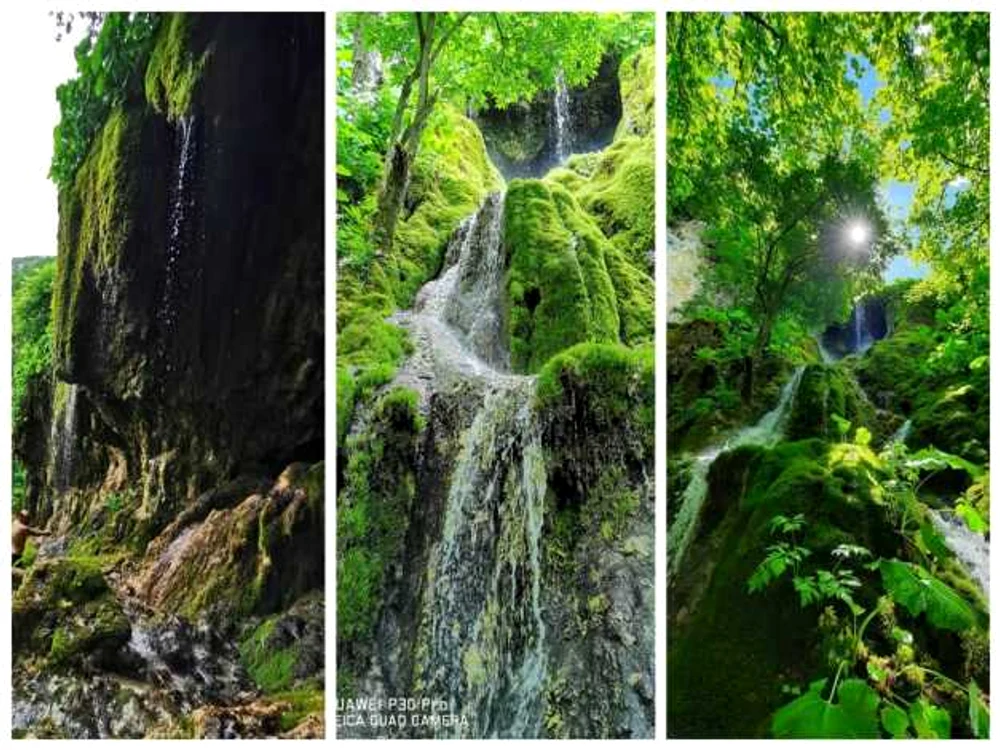 Zona superioară a cascadei este spectaculoasă: Foto: Facebook/ Crisan Ion