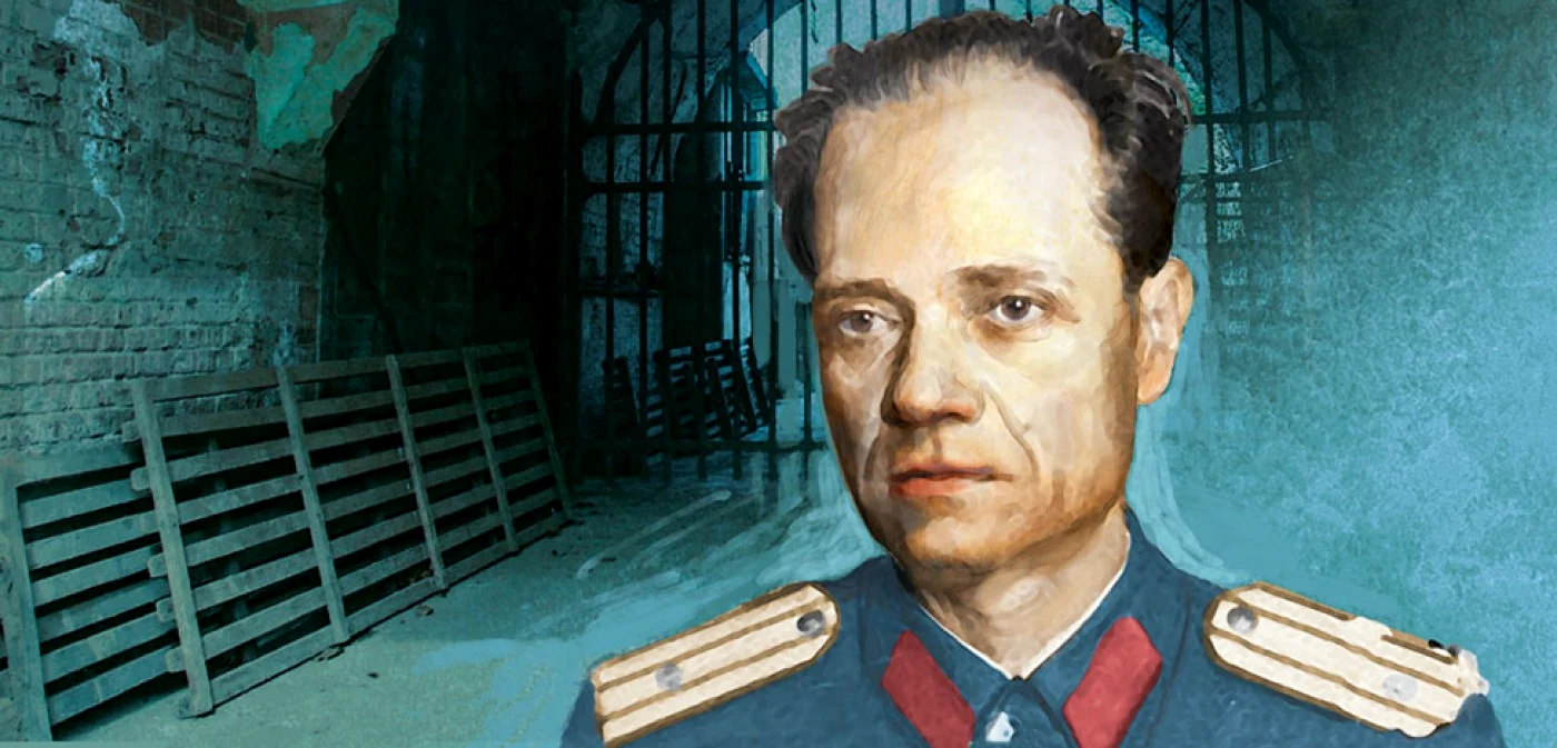 Torţionarul Nicolae Moromete Desen de Florian Marina