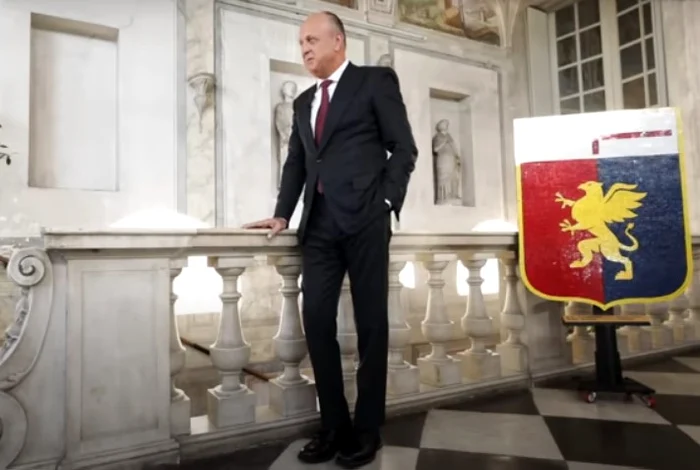 Dan Șucu, primit cu aplauze la Genoa