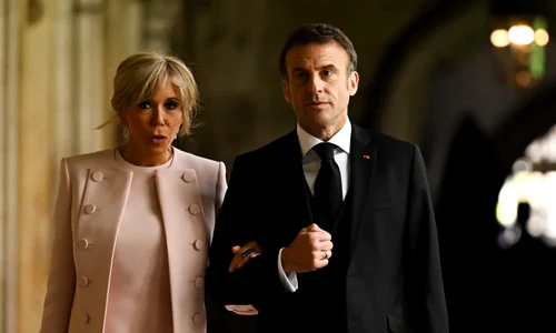 Brigitte și  Emmanuel Macron, la încoronare, Getty (3) jpg