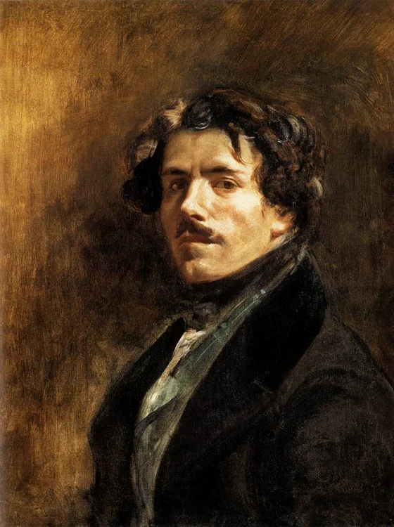 Autoportret Eugene Delacroix. Foto arhivă