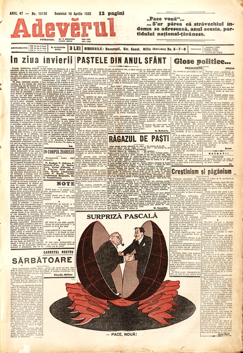 Adevarul 16aprilie1933 p1 png png