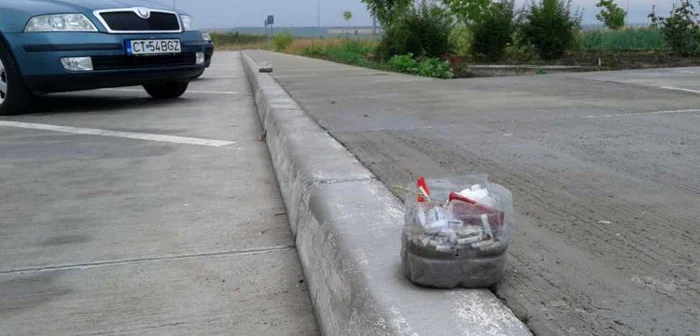 Parcare Autostrada Soarelui A2 - Grupurile sanitare de la Km 206 Foto Sînziana Ionescu