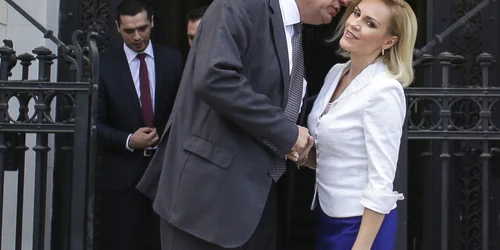 Premierul Mihai Tudose se intalneste cu primarul general al capitalei Gabriela Firea la sediul Primariei Capitalei în Bucuresti FOTO Inquam Photos / Octav Ganea