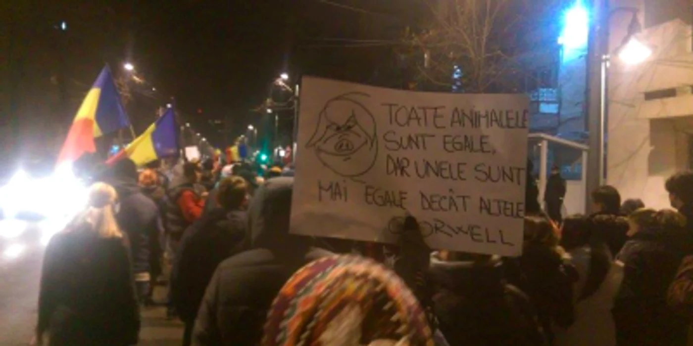 Protestul de joi seara Constanţa Foto Andrei Rizescu