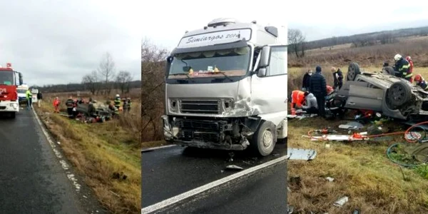 accident pe soseaua hateg caransebes foto isu hunedoara