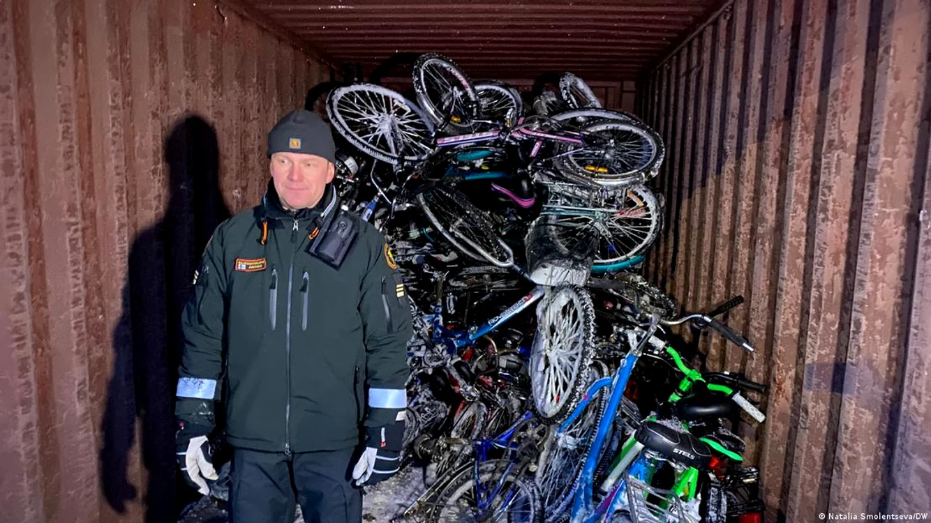 Biciclete abandonate la Raja-Jooseppi, intrate în proprietatea statului finlandez