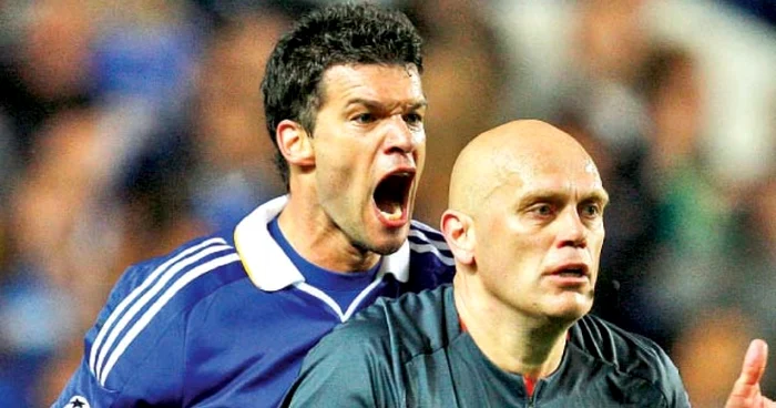 Ballack a cerut penalty la ultima fază a meciului din 2009