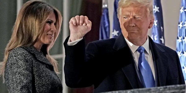 Donald şi Melania Trump octombrie 2020 FOTO EPA-EFE