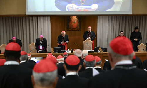 Cardinali la Vatican pentru pregătirea conclavului FOTO Profimedia 