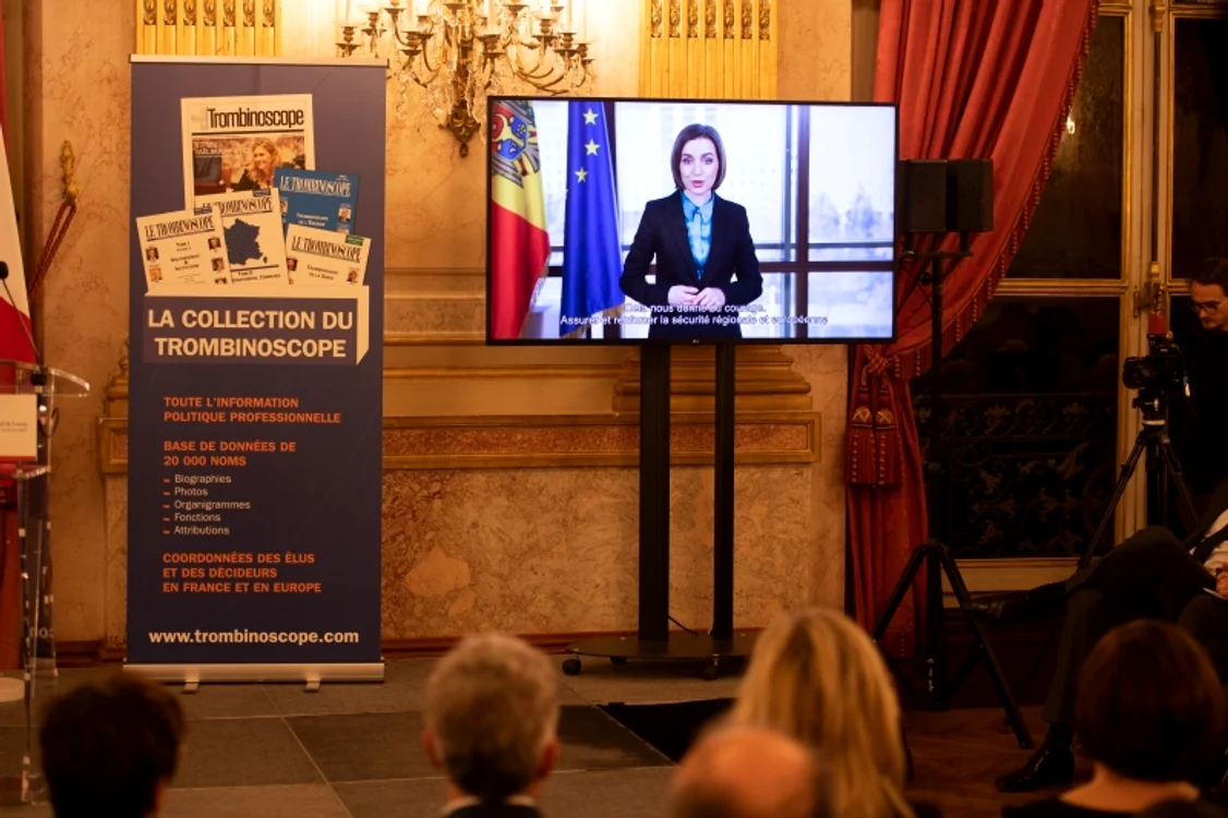 Maia Sandu, desemnată personalitatea europeană a anului 2022. FOTO: Presedinte.md
