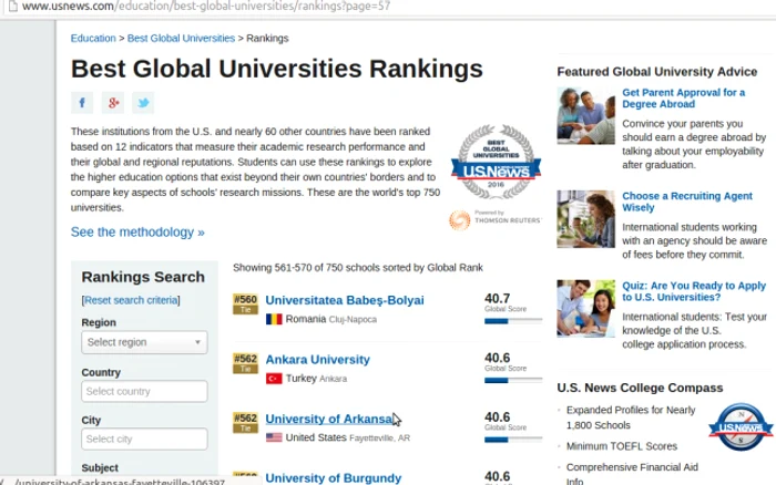 ubb in best global universities rankings 2015