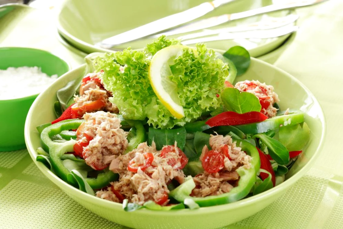 healthy food, salad with tunny jpeg