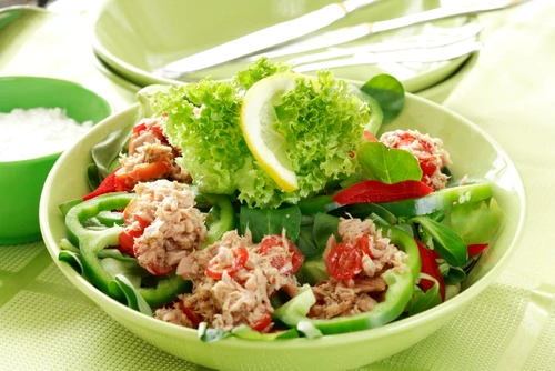 healthy food, salad with tunny jpeg
