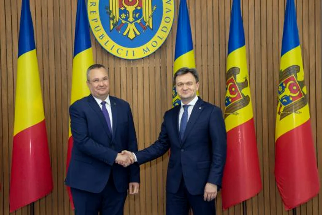 Recean și Ciucă au avut o întrevedere la Chișinău. FOTO: Gov.md