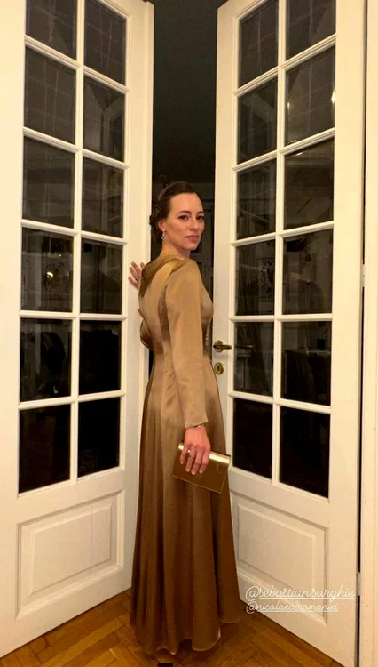 Nora Principesei Elena, elegantă într-o nouă ținută de seară. FOTO: Instagram