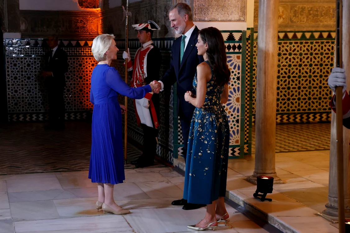 Regele Felipe, Regina Letizia și Ursula von der Leyen foto profimedia (1) jpg