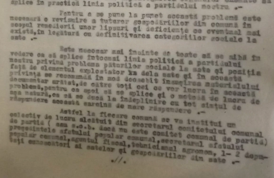 Documente cu instrucțiuni despre chiaburi SURSA CNSAS