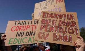 Protest educație - mii de profesori în Piața Victoriei FOTO Inquam / Octav Ganea 