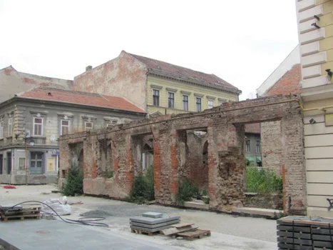 Ruina de pe strada Eugeniu de Savoya FOTO Ştefan Both