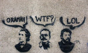 Mihai Eminescu rîde, cîntă şi dansează  jpeg