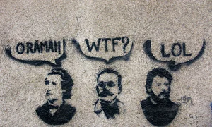 Mihai Eminescu rîde, cîntă şi dansează  jpeg