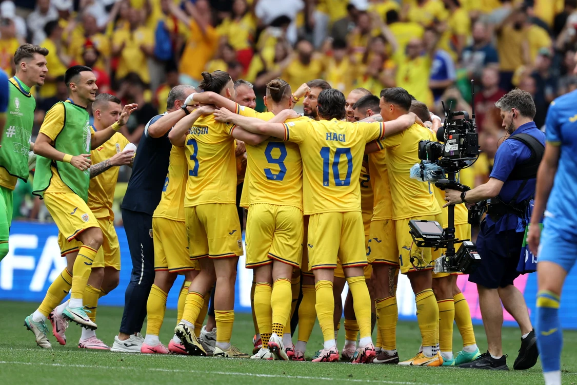 România, victorie entuziasmantă FOTO EPA EFE
