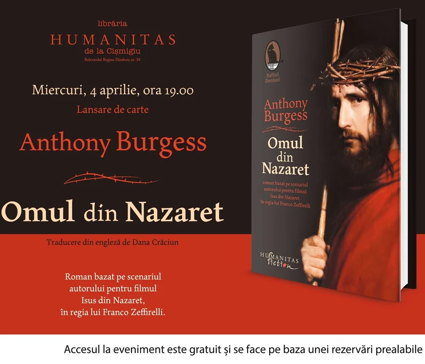 Avanpremieră editorială: Omul din Nazaret jpeg