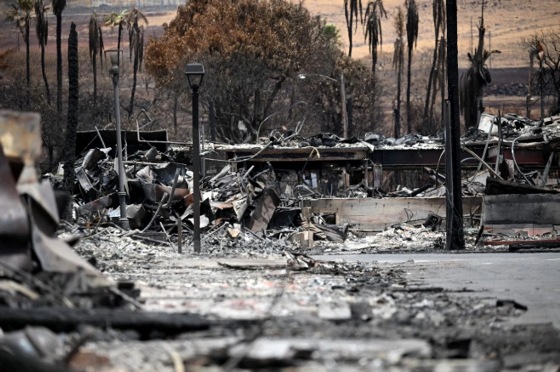 Maui, insula din statul Hawaii devastată de incendii. Foto: Profimedia Images