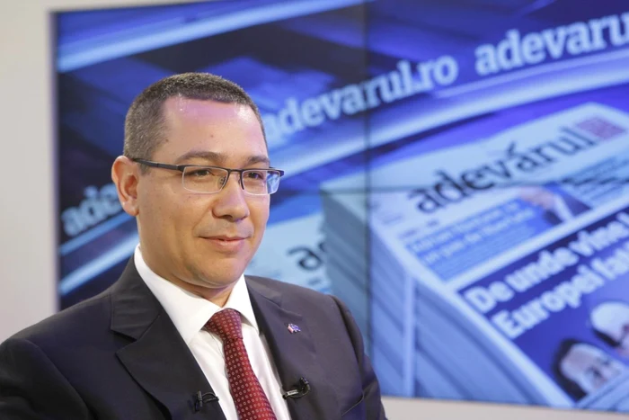 Premierul Victor Ponta FOTO Eduard Enea