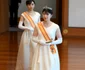 Prințesa Aiko și Prințesa Kako la balul imperial de Anul Nou din Japonia. FOTO: Profimedia