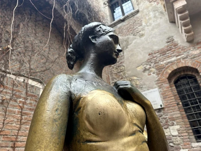 Statuia Julietei din Verona FOTO EPA-EFE