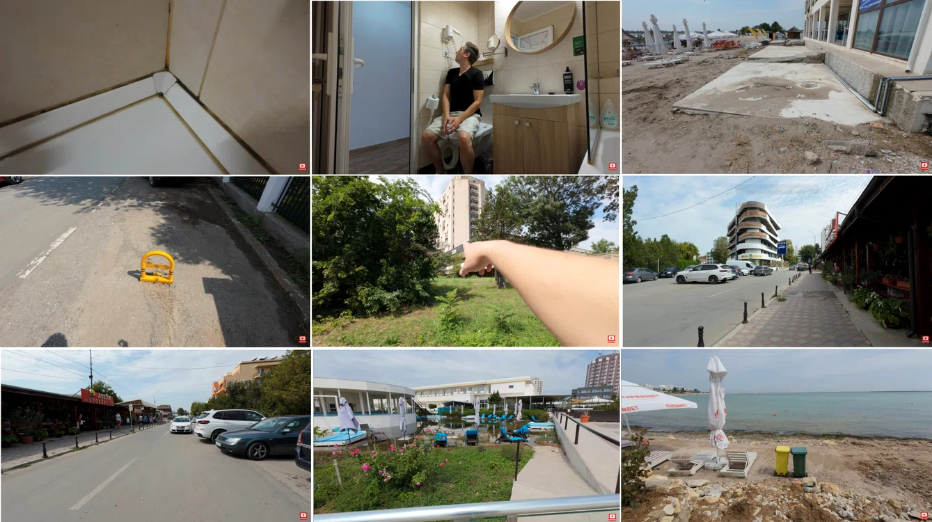 Litoralul românesc condițiile și facilitățile din stațiunea Venus Colaj capturi video Aventurescu