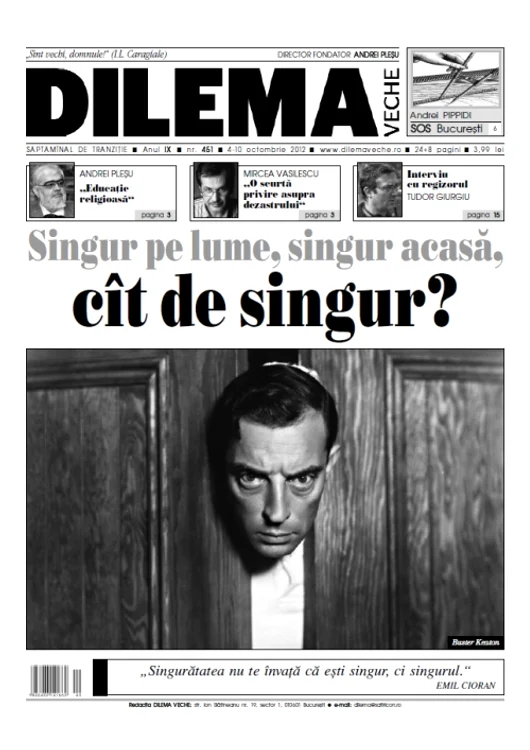 Singur pe lume, singur acasă, cît de singur? jpeg